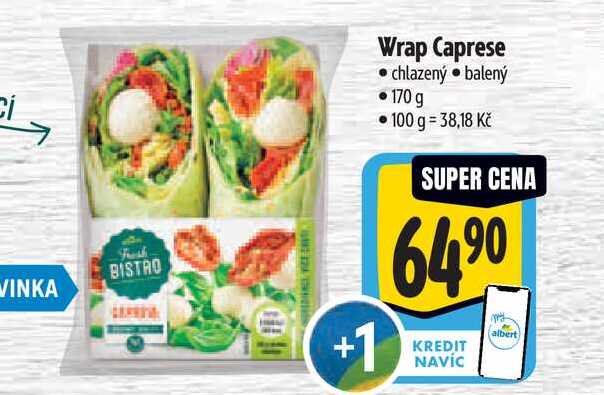  Wrap Caprese  170 g