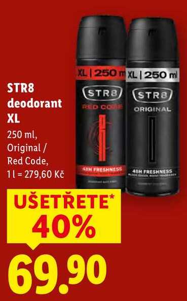 STR8 deodorant, 250 ml