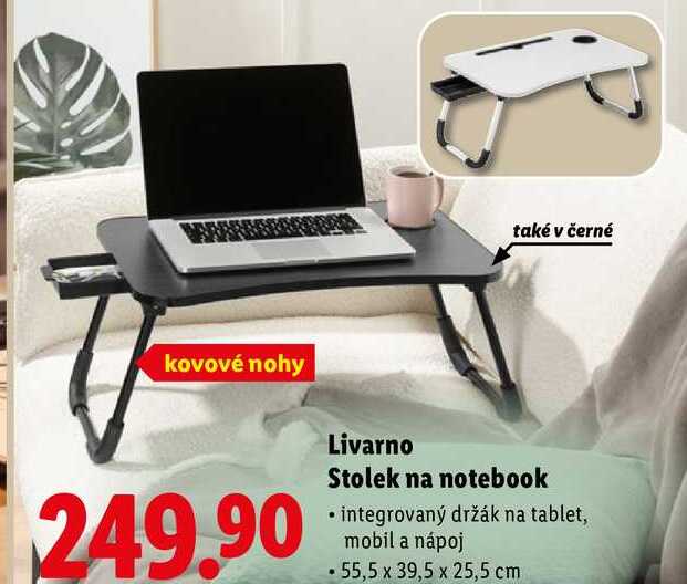 Livarno Stolek na notebook 