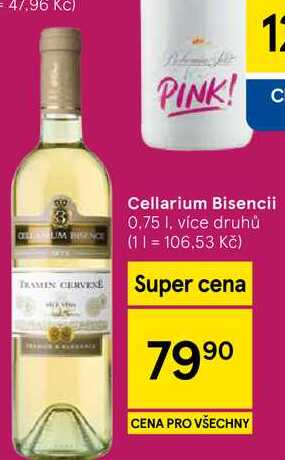 Cellarium Bisencii, 0.75 l, více druhů 