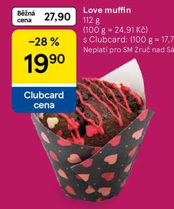 Love muffin, 112 g 