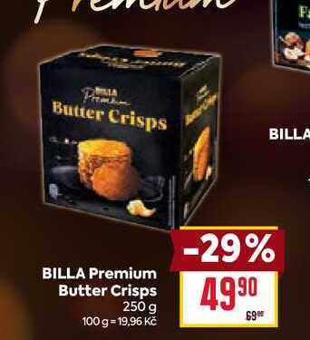 BILLA Premium Butter Crisps 250 g