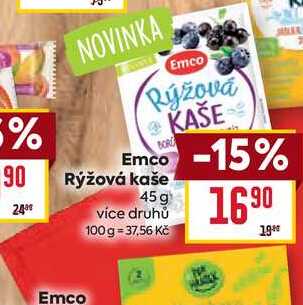 Emco Rýžová kaše 45 g 