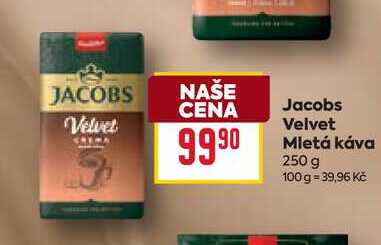 Jacobs Velvet Mletá káva 250 g 