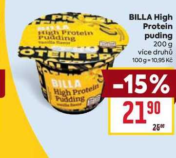 BILLA High Protein puding 200 g