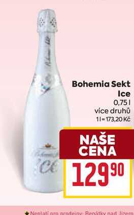 Bohemia Sekt Ice 0,75l