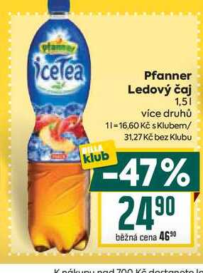 Pfanner Ledový čaj 1,5l