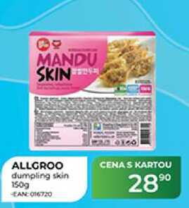 ALLGROO dumpling skin 150g  