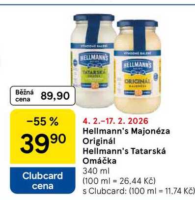 Hellmann's Majonéza Originál, 340 ml 
