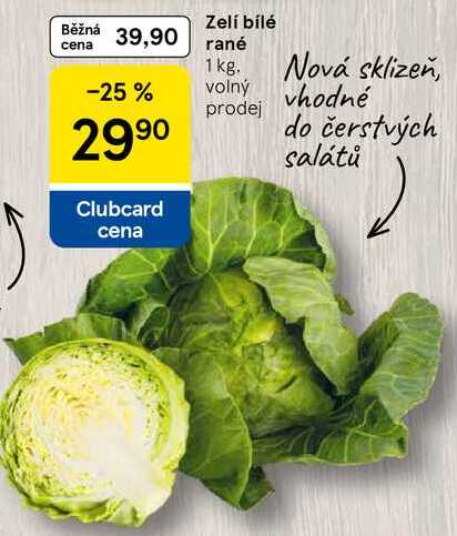 Zelí bílé rané, 1 kg