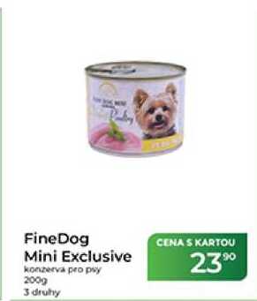 FineDog Mini Exclusive konzerva pro psy 200 g