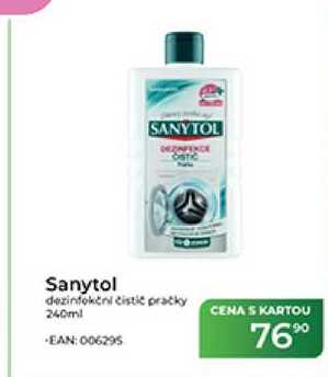 Sanytol dezinfekčni čistič pračky 240ml  