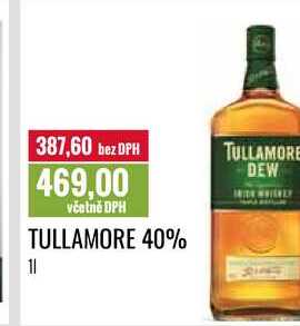 TULLAMORE 40% 1l
