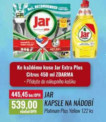 JAR KAPSLE NA NÁDOBÍ 122 ks 