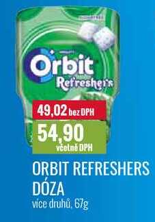 ORBIT REFRESHERS DÓZA 67g