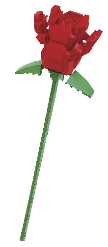 Stavebnice květina růže, 1 KS