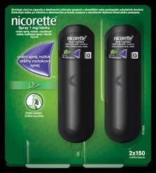 Nicorette® Spray 1 mg/dávka, orální sprej, roztok 2× 150 dávek