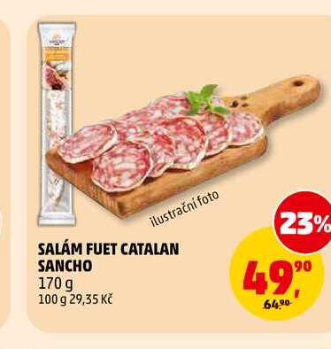 SALÁM FUET CATALAN SANCHO, 170 g 