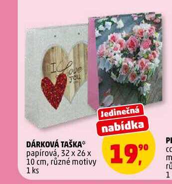 DÁRKOVÁ TAŠKA, 1 ks 