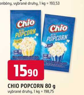 CHIO POPCORN 80 g