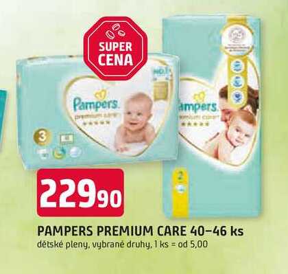 PAMPERS PREMIUM CARE 40-46 ks