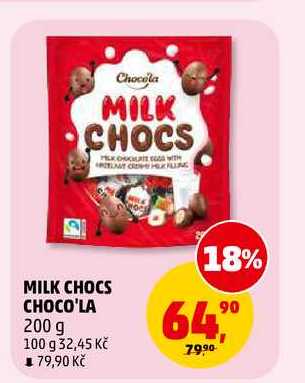 MILK CHOCS CHOCO'LA, 200 g