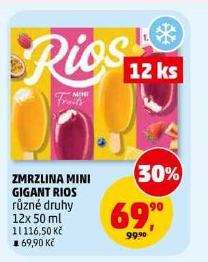 ZMRZLINA MINI GIGANT RIOS, 12x 50 ml 