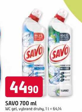 SAVO WC gel 700ml