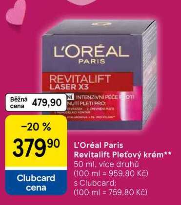 L'Oréal Paris Revitalift Pleťový krém, 50 ml