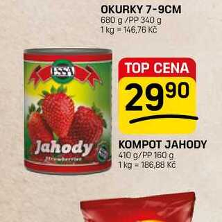 KOMPOT JAHODY 410 g/PP 160 g  