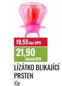 LÍZÁTKO BLIKAJÍCÍ PRSTEN 10g 