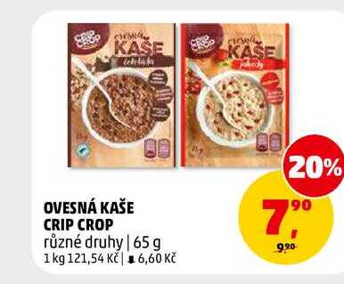 OVESNÁ KAŠE CRIP CROP, 65 g