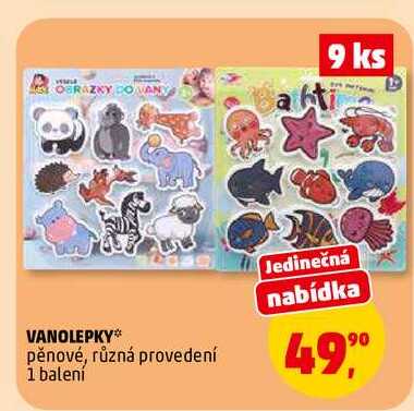 VANOLEPKY, 1 balení