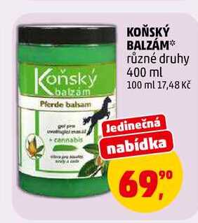 KOŇSKÝ BALZÁM, 400 ml 