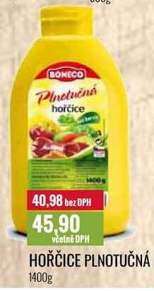 HOŘČICE PLNOTUČNÁ 1400g 