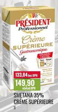 SMETANA 35% CRÉME SUPÉRIEURE 1l