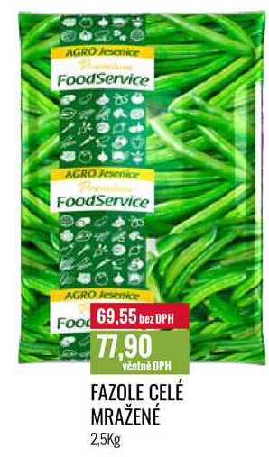 FAZOLE CELÉ MRAŽENÉ 2,5Kg