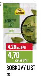 BOBKOVÝ LIST 5g 