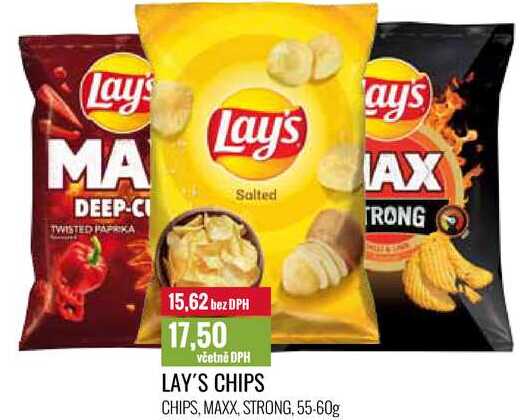 LAY'S CHIPS 55-60g 