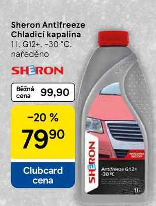Sheron Antifreeze Chladicí kapalina, 1 l, G12+, -30 °C