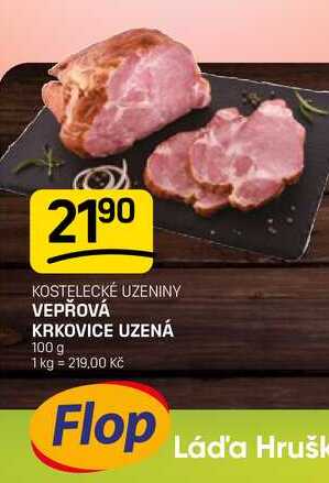 VEPŘOVÁ KRKOVICE UZENÁ 100g