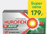 NUROFEN RAPID 400 mg 30 měkkých tobolek kuté formě.