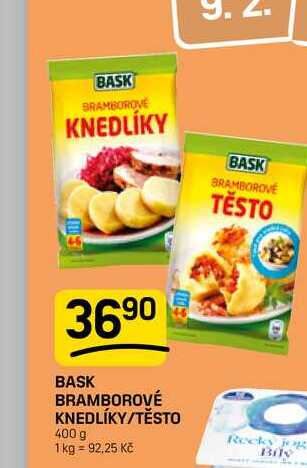 BASK BRAMBOROVÉ KNEDLÍKY/TĚSTO 400 g