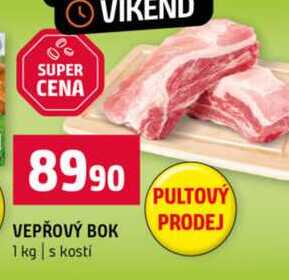 VEPŘOVÝ BOK 1 kg s kosti 