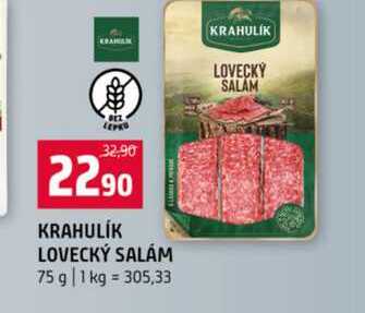 KRAHULIK LOVECKÝ SALÁM 75 g 
