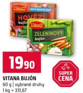 VITANA BUJÓN 60 g vybrané druhy