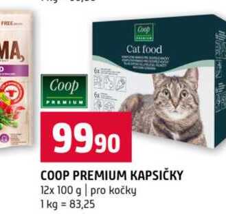COOP PREMIUM KAPSIČKY 12x 100 g pro kočky