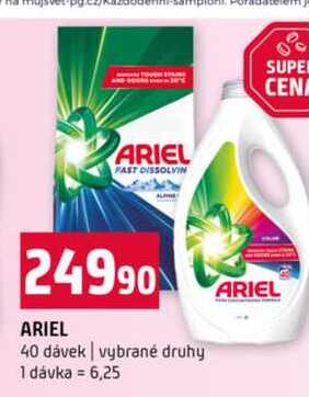 ARIEL 40 dávek vybrané druhy 