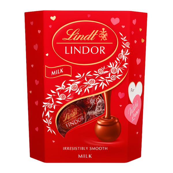Lindt Lindor Milk Valentýnské pralinky v limitované edici