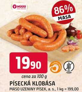 PÍSECKÁ KLOBÁSA 100g